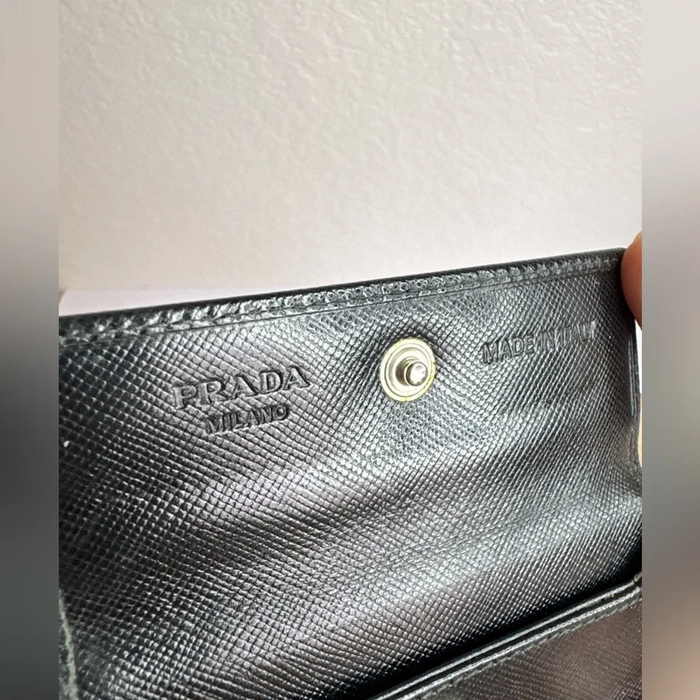 Prada black saffiano